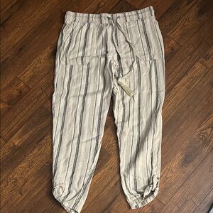 Striped Casual Joggers for Women
